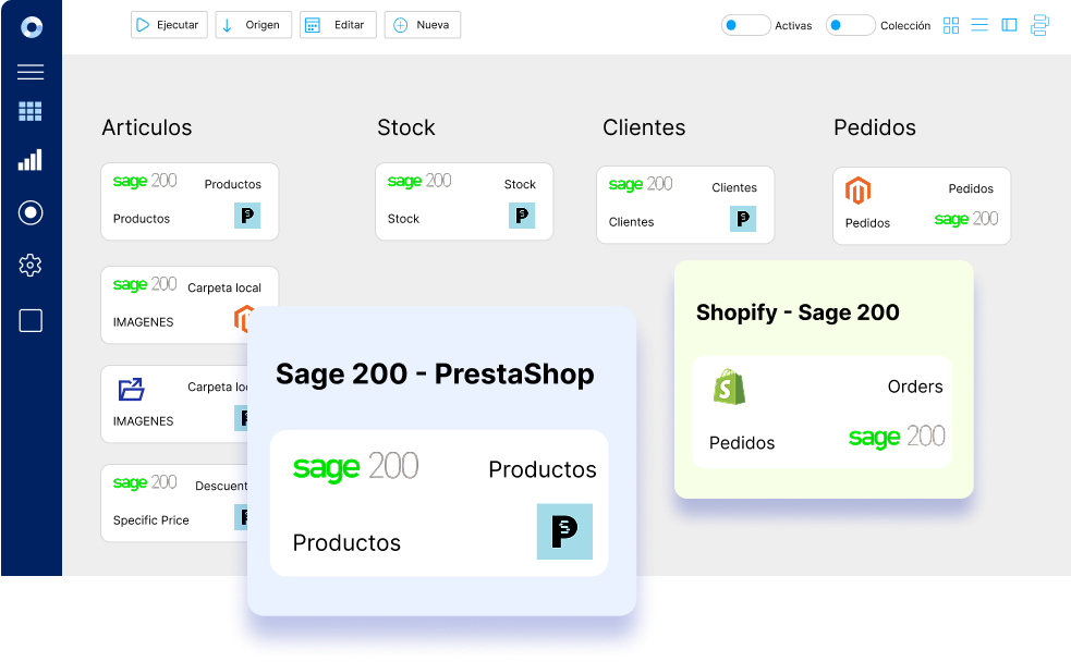 conecta hub sage 200 dashboard